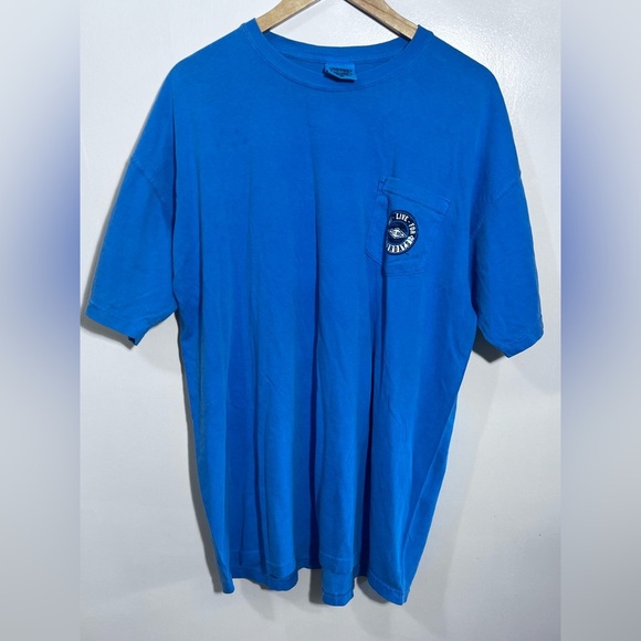 Life is Good Men's Blue T-Shirt - Picture 1 of 7